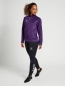 Preview: Damen Trainingsjacke Hummel Core XK Poly Zip - Acai/Weiß